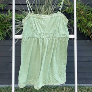 Abercrombie & Fitch Tank Top with Crochet Detail